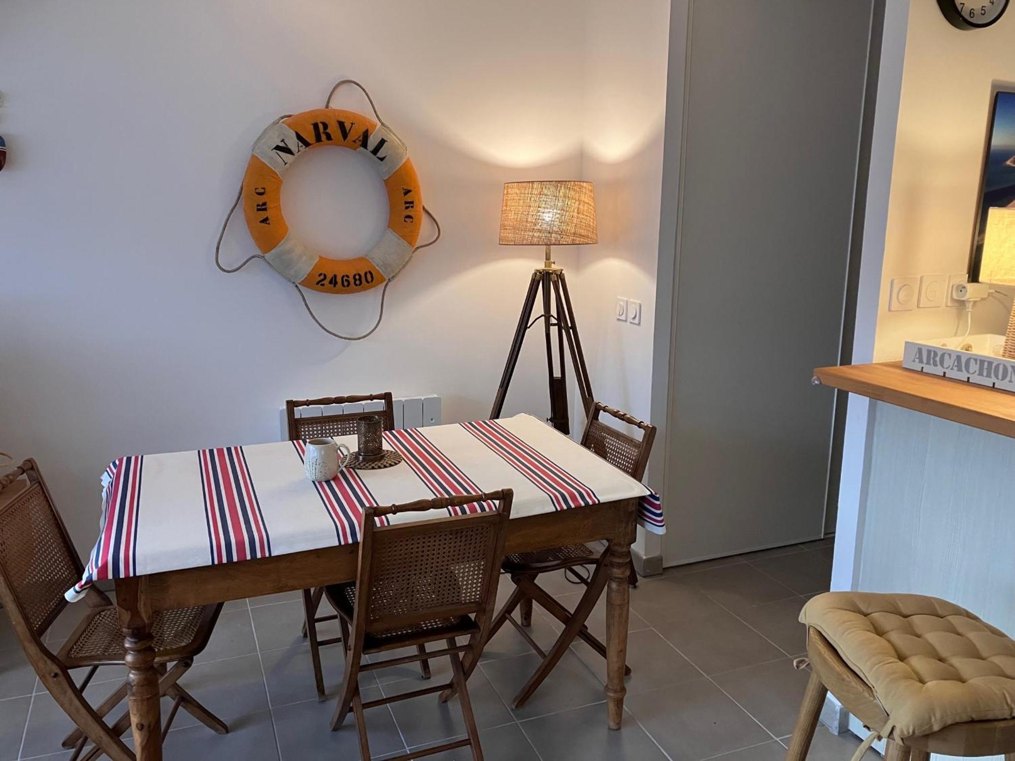 T3 En Centre D'Arcachon, 2 Min Plage, 5 Min Gare, Balcon, Parking Securise, Wifi, Menage Inclus - Fr-1-374-193 Luaran gambar